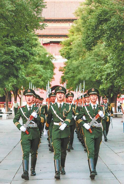 影像志:天安门广场上的中国哨兵