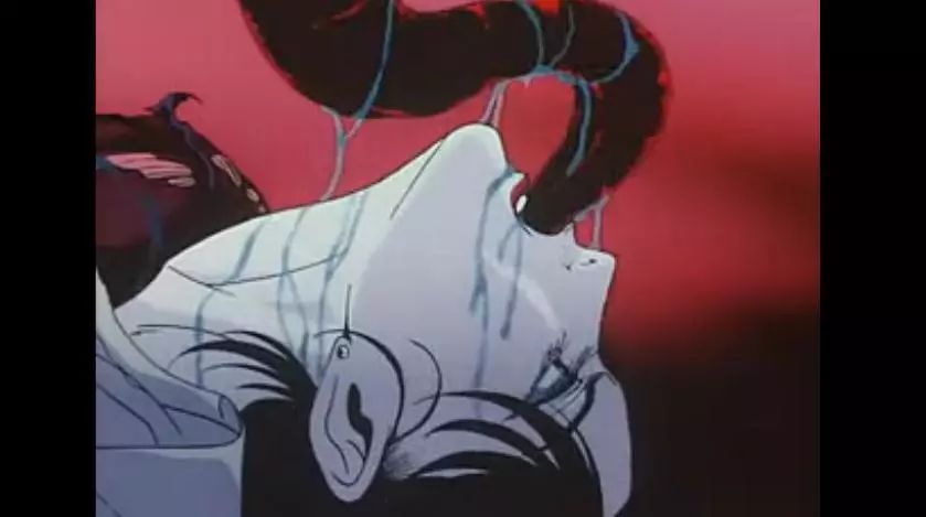 《妖兽都市》的触手场景.