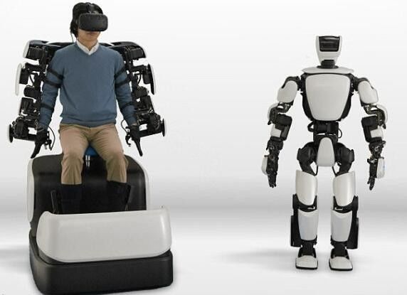 左手右手慢动作htcvive可控制丰田人形机器人