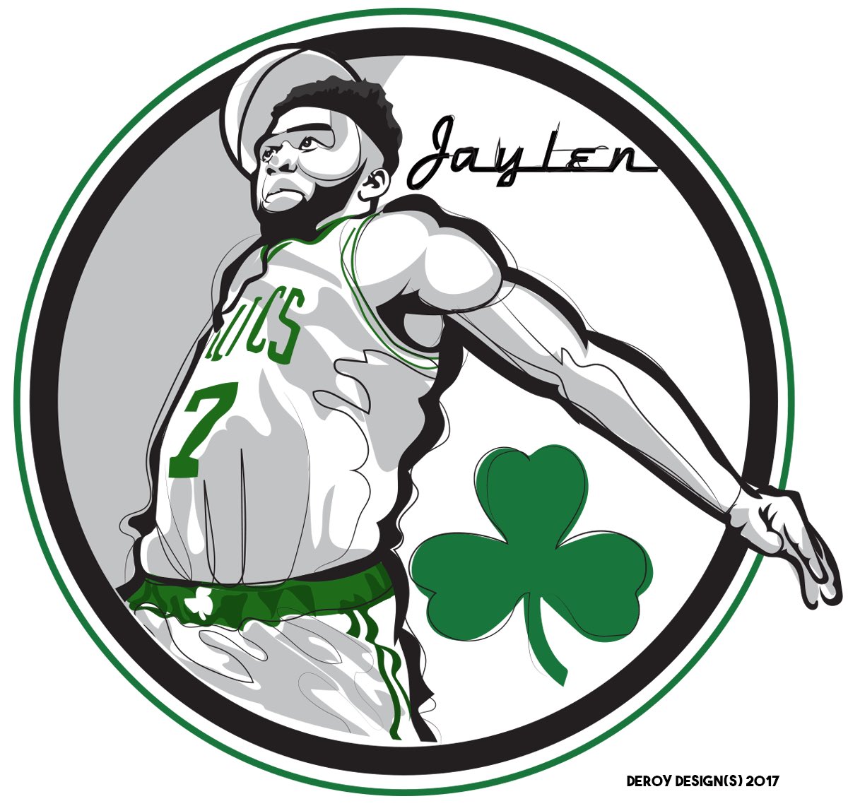 直播吧1月30日讯 凯尔特人小将杰伦-布朗在接受采访时被问到了在缺少