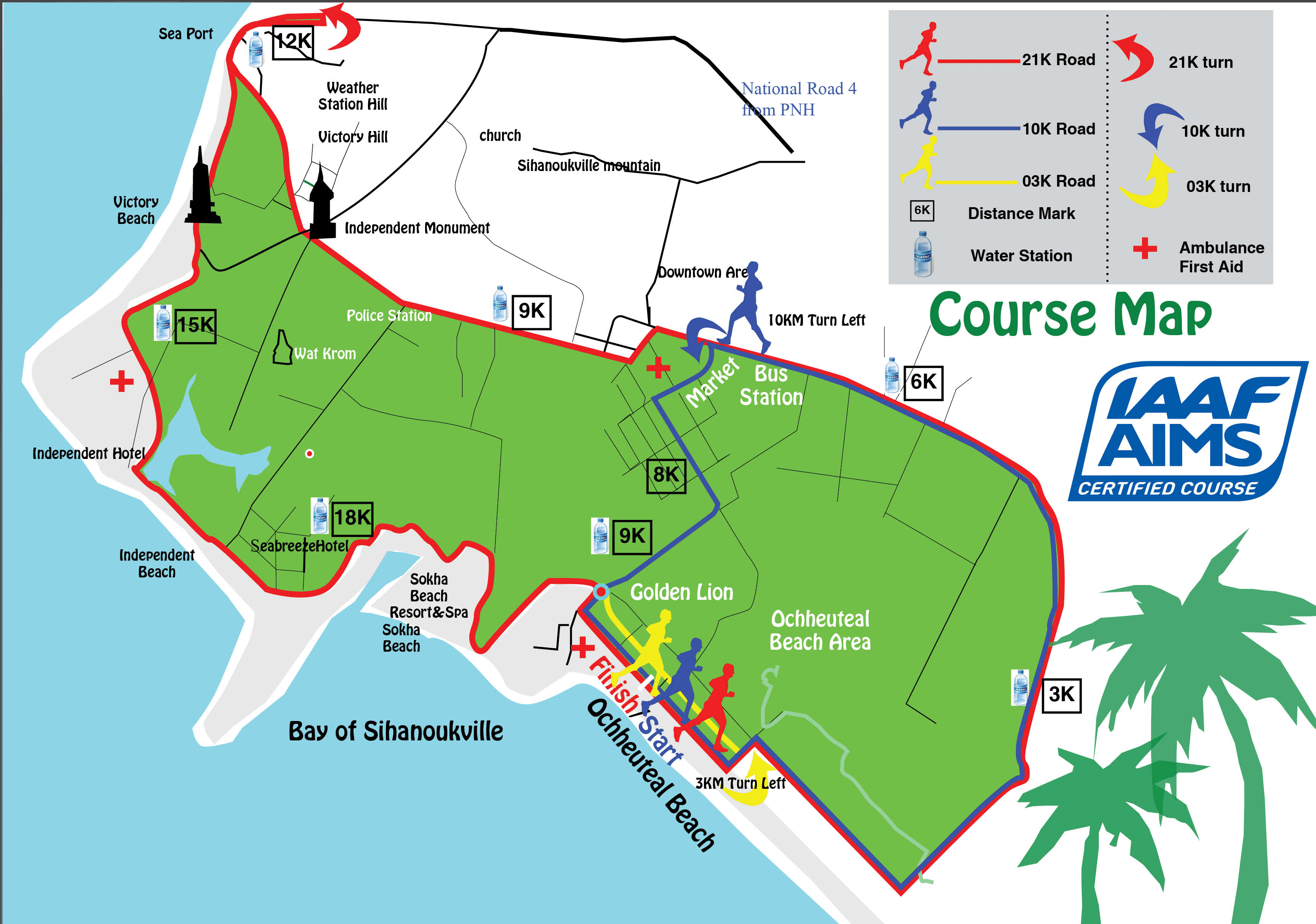 西哈努克市地图图片