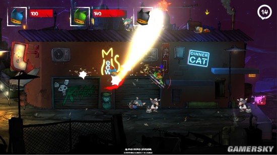 《毛茸茸的爪子(claws of furry)》上线steam 卡通风横版动作冒险游戏