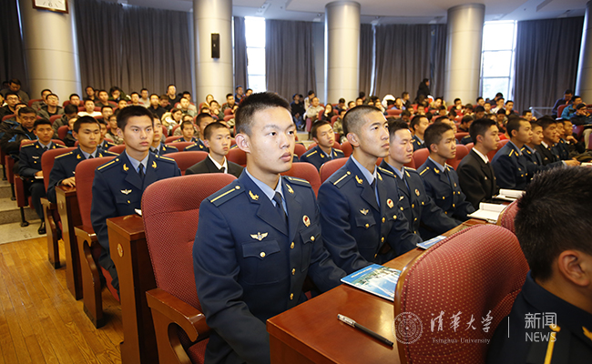 "八一勋章"获得者马伟明院士做客清华大学"英雄文化讲坛"