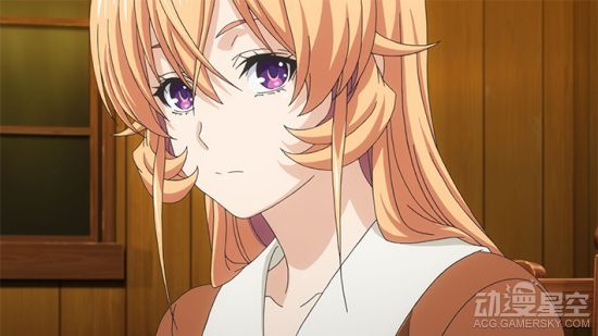 《食戟之灵》三期动画第9话《残党狩り》先行图:睿山枝津也的败北并没