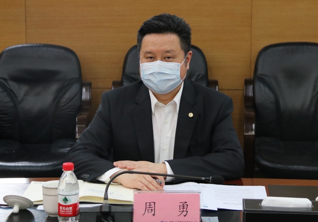 周勇赴中建-大成公司调研指导疫情防控和复工复产工作