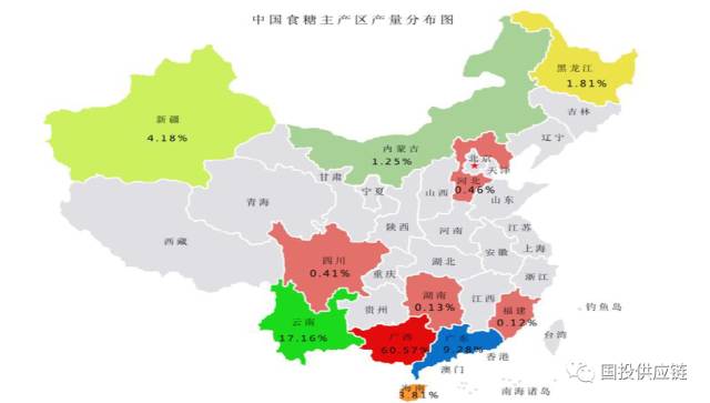 其中,甜菜糖生产企业(集团)24家,糖厂45家;甘蔗糖生产企业(集团)115家