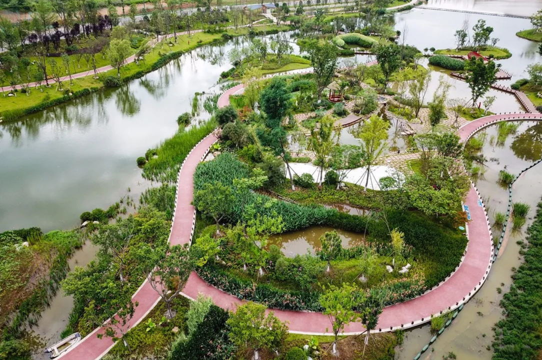 天府新区鹿溪河生态区.