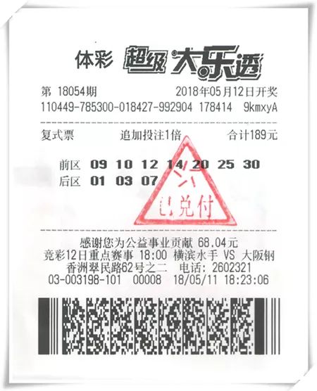 机选中1281万 兴奋到彻夜未眠