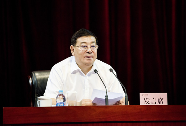 党组书记,董事长赵建国作交流发言会上,肖亚庆与兵器装备,中国石化(6