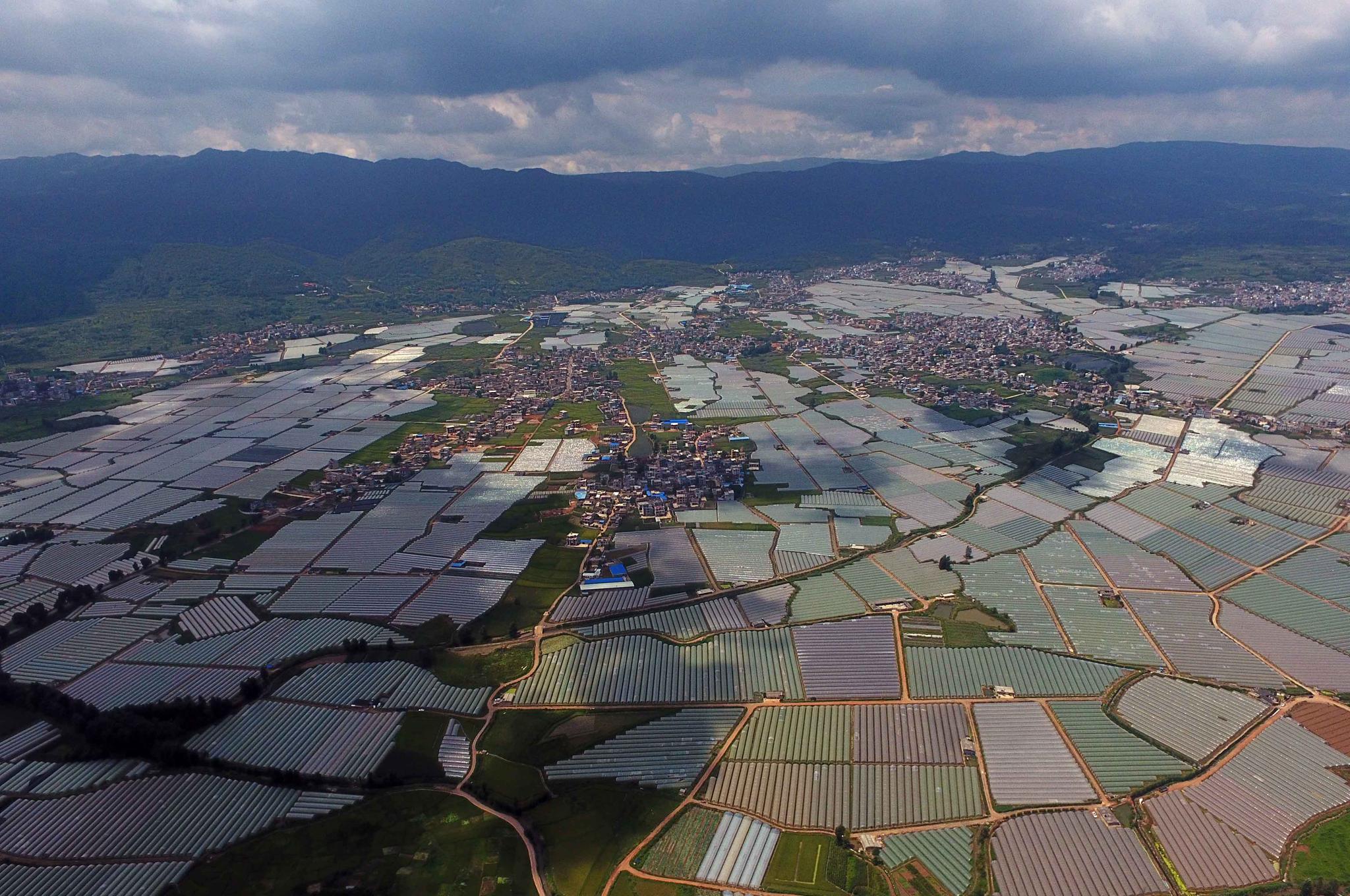 云南寻甸乡村田园风光