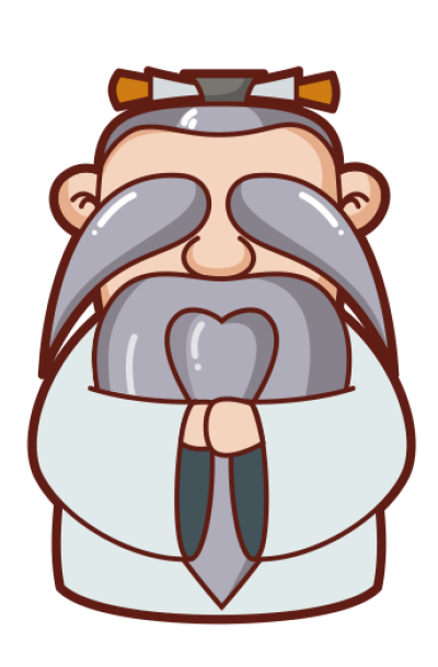 形象——南孔爷爷"南孔爷爷"是结合现代设计理念推出的q版卡通孔子,于