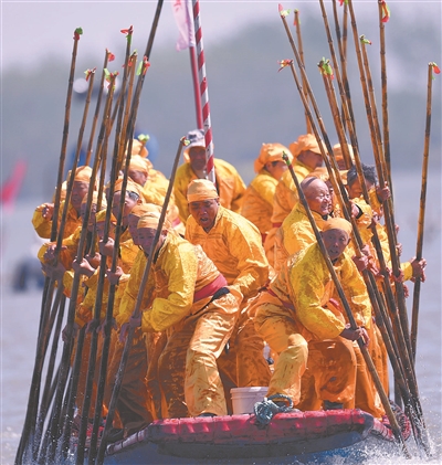 千篙万桨闹溱湖 水上庙会兴无穷|溱湖|会船|庙会_新浪新闻