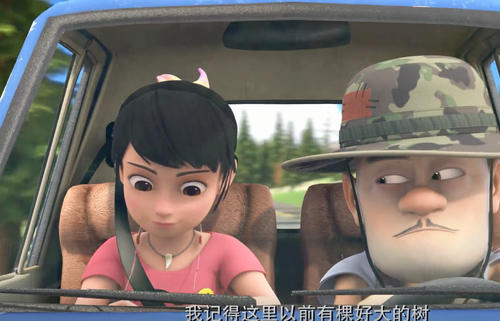 光头强妈妈正面照曝光,看到真实颜值,网友:原谅我不厚道的笑了|大熊