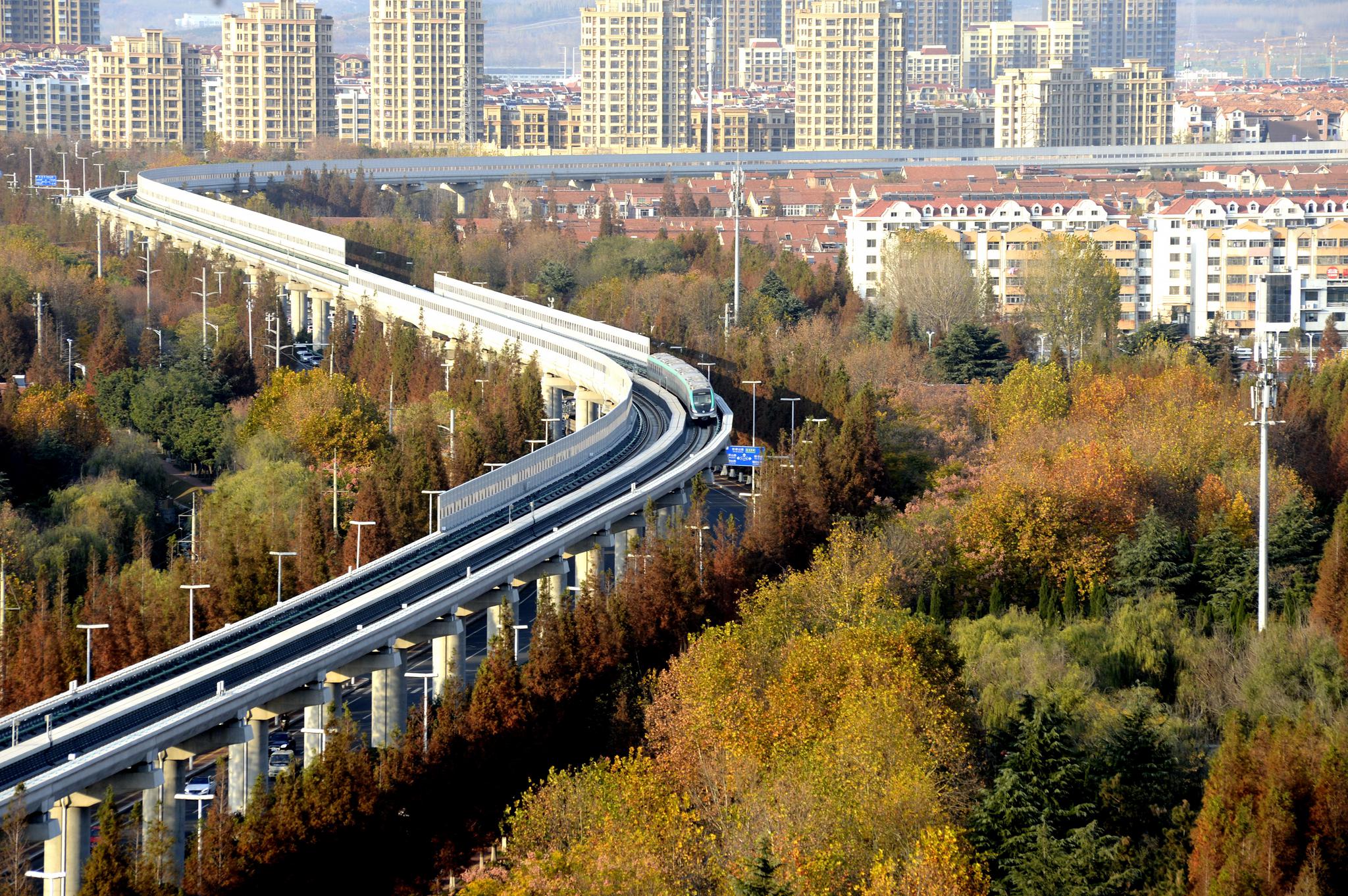 青岛地铁建设打通地质博物馆