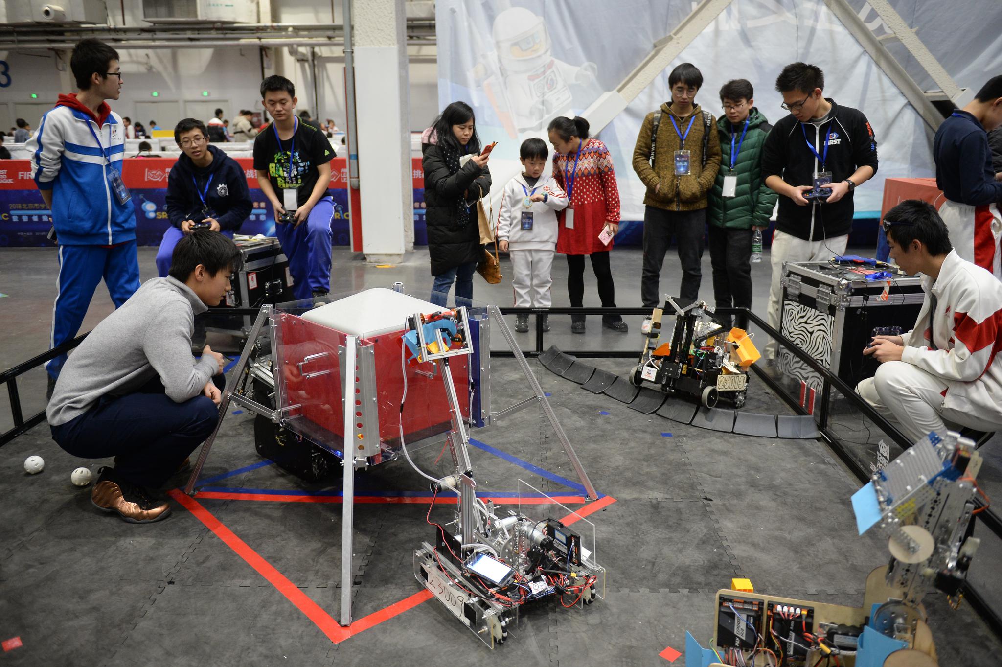 北京学生机器人智能大赛今日开幕