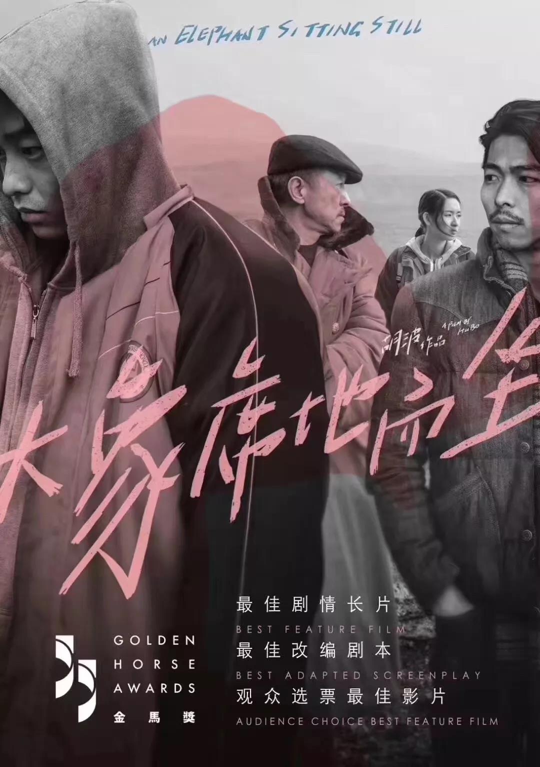 导演,作家胡迁(原名胡波)执导的电影《大象席地而坐》摘得最佳剧情长