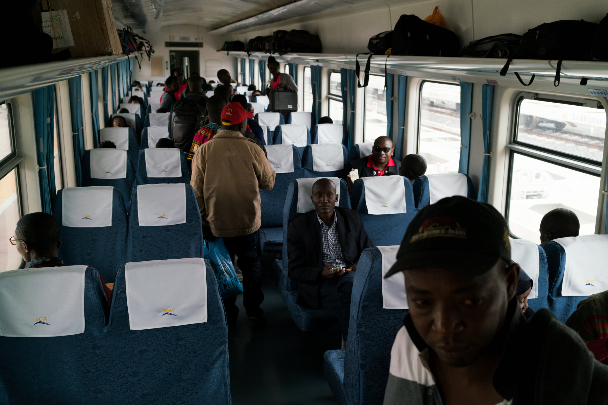 火车内部 图自《纽约时报》