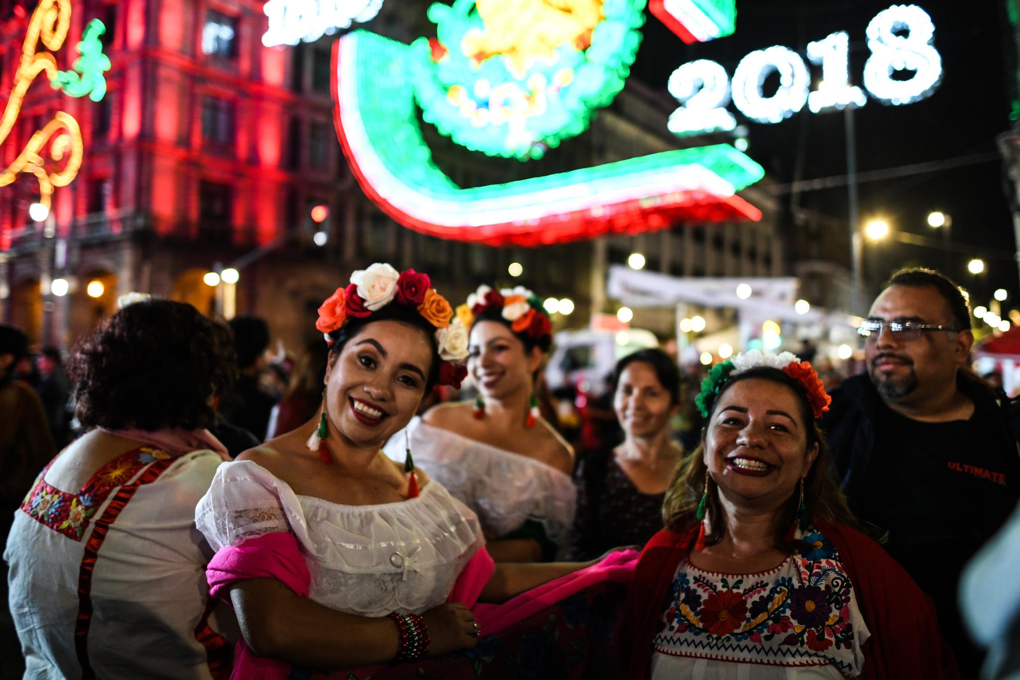 墨西哥庆祝独立208周年