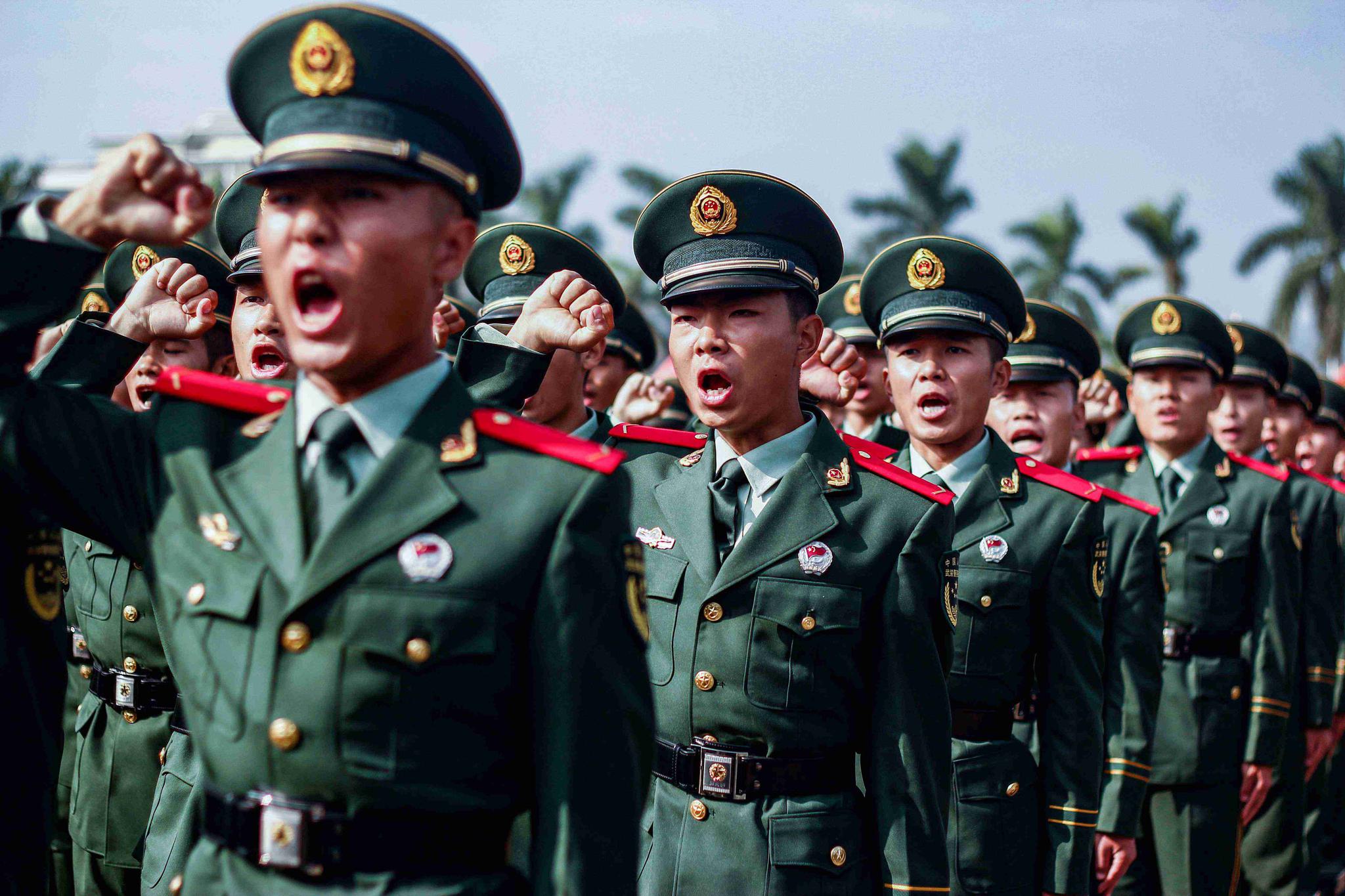 中国〕新兵入伍:洋洋洒洒从军梦 轰轰烈烈男儿情|青海|新兵|武警_新浪