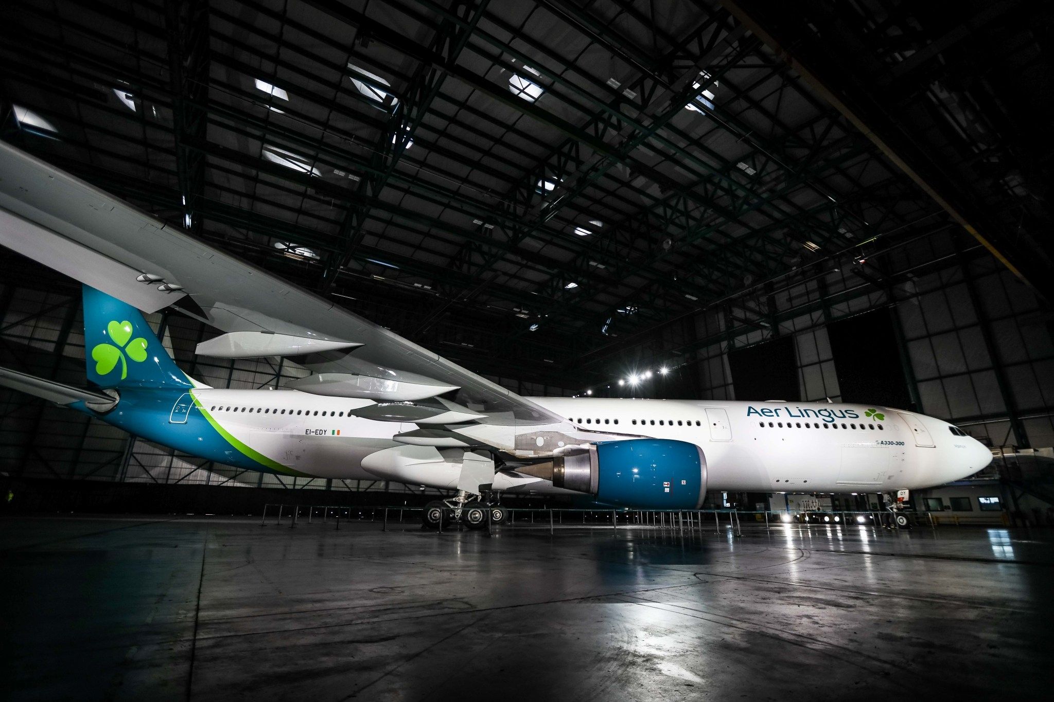 美图爱尔兰航空新涂装a330飞机亮相