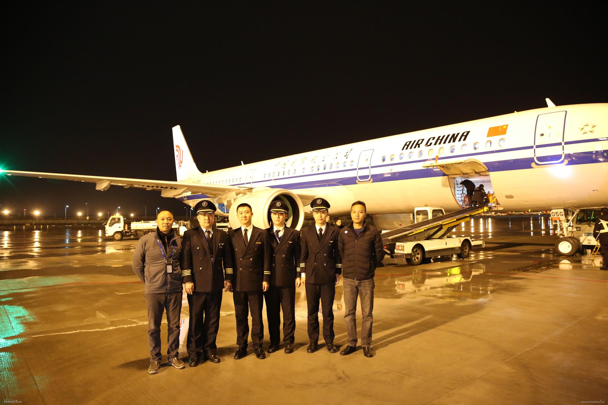 国航西南机组完成a321neo新机引进调机任务