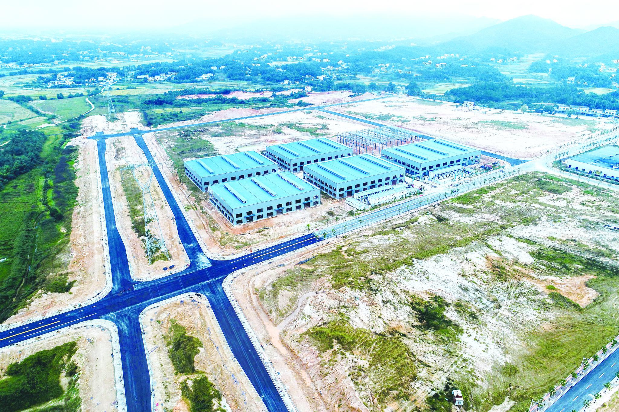 汨罗飞地工业园蓄势腾飞