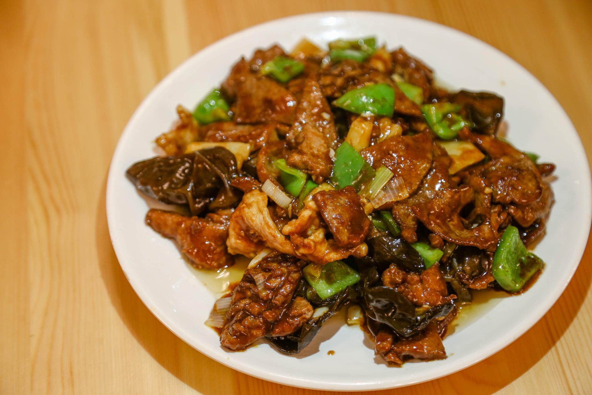 焦熘丸子和爆三样.