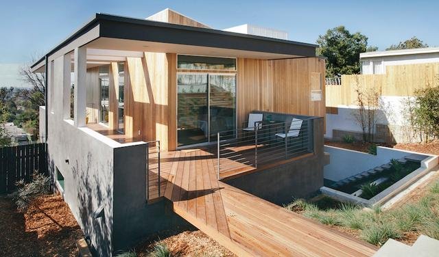 开放式露台串起垂直空间现代简约景观别墅