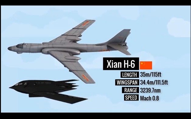 世界主流轰炸机尺寸对比图_手机新浪网