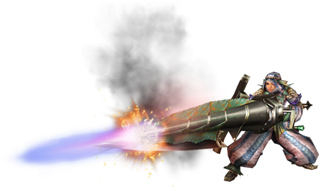 当然太过强力的龙击炮最终也是被削弱了,尽管如此对于铳枪还是有着不