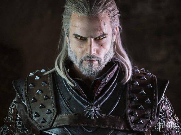 巫师3狂猎白狼杰洛特神级cos英气逼人络腮胡超赞