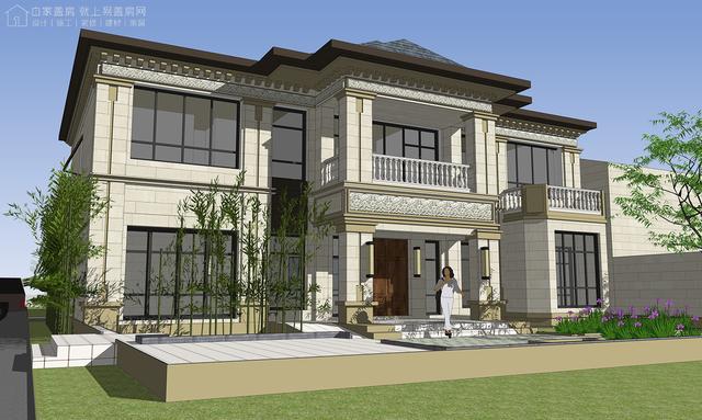 三段式传统欧式别墅欧式格调淋漓尽致浪漫风情娓娓道来