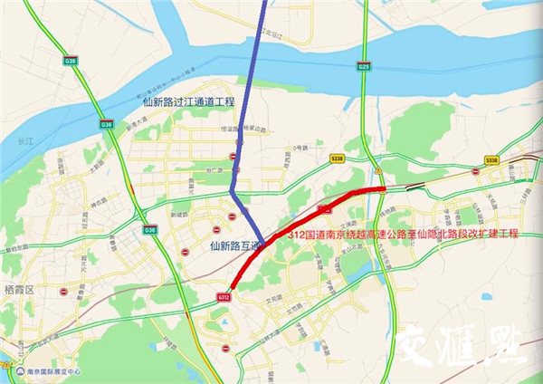 重大利好!312国道快速化改造10月动工 还可直通仙新路过江通道