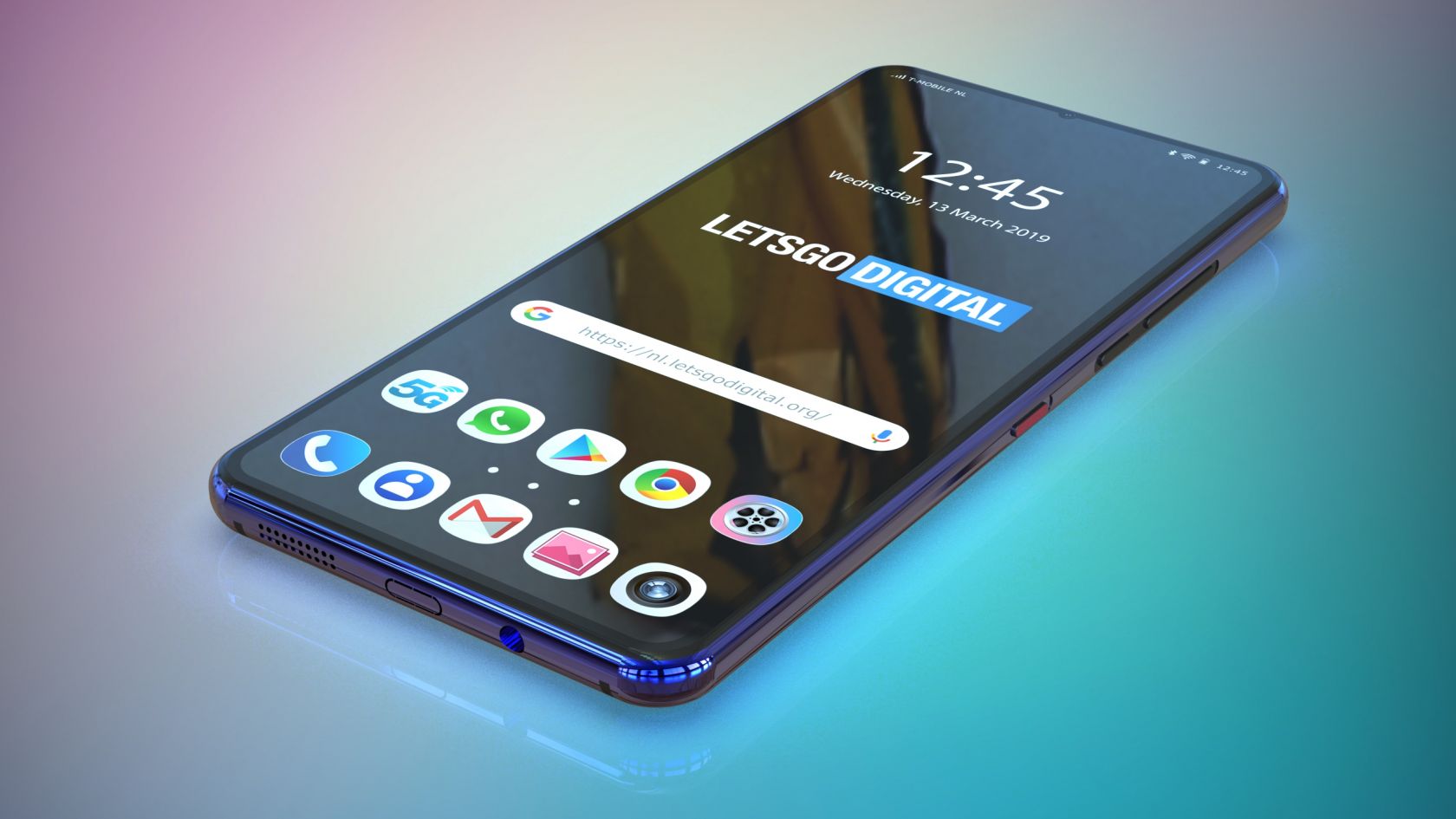 传华为mate30采用前后双屏幕后置摄像头可自拍