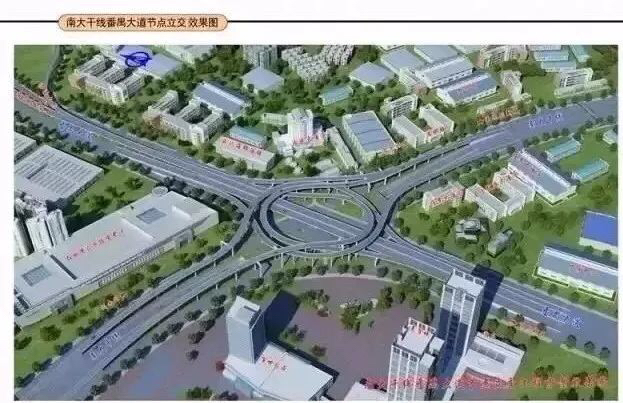 除番禺大道至市新路段外南大干线工程其他路段均已开工