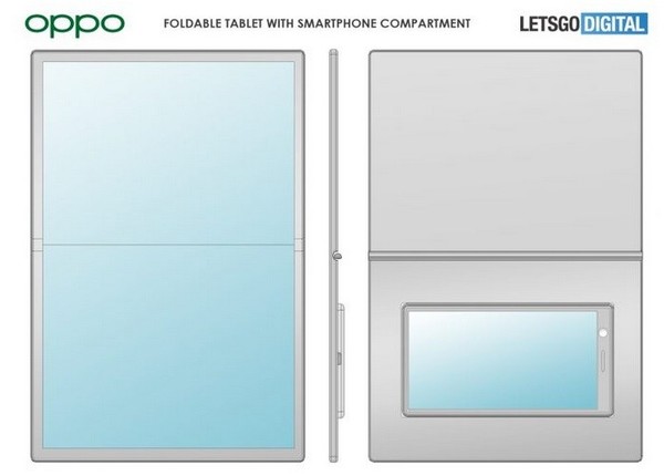OPPO折叠屏专利曝光 可展开成平板能接入手机