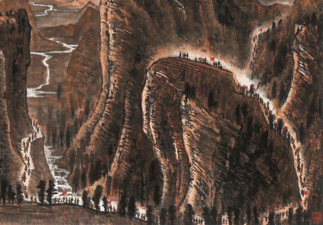 刚刚李可染山水画史诗万水千山拍出207亿