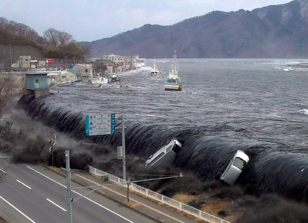 日本311地震资料图 图片来自日本时事通信社