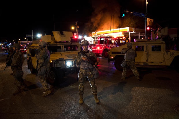 明尼苏达州国民警卫队（图源：CBS）