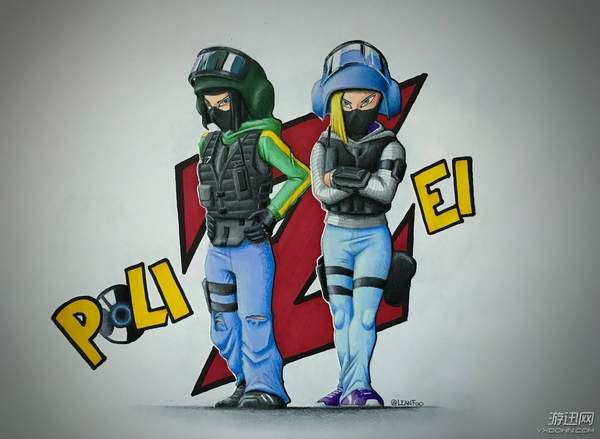 毫无违和感 粉丝自制《彩虹六号:围攻》与动漫联动图