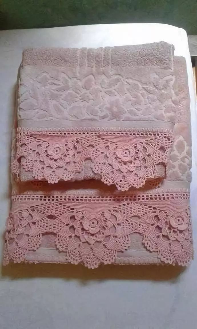 旧毛巾旧床单钩上了花边没想到邻居都要跟着学