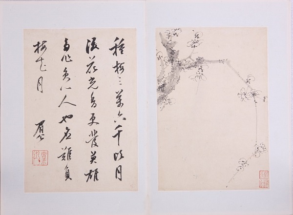杭州博物馆馆藏梅花展,从周之冕陈继儒看到黄宾虹|黄宾虹|陈继儒|博物馆_新浪新闻