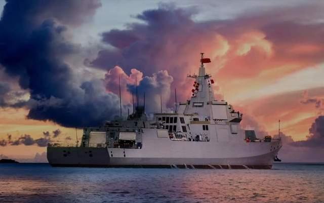 著名油画背后隐秘:渔女遥望外国巡洋舰,网友:换成万吨大驱更帅