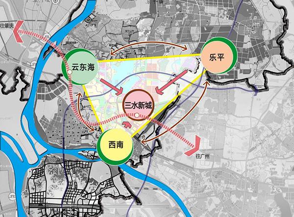 三水北江新城规划图片