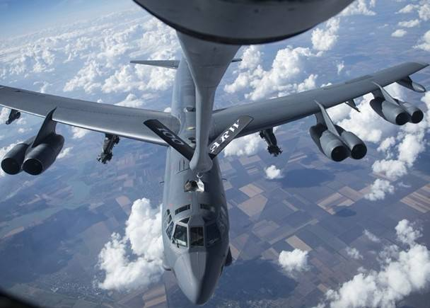 (美国空军图片)twitter帐户aircraft spots表示,代号chaos43的b-52h