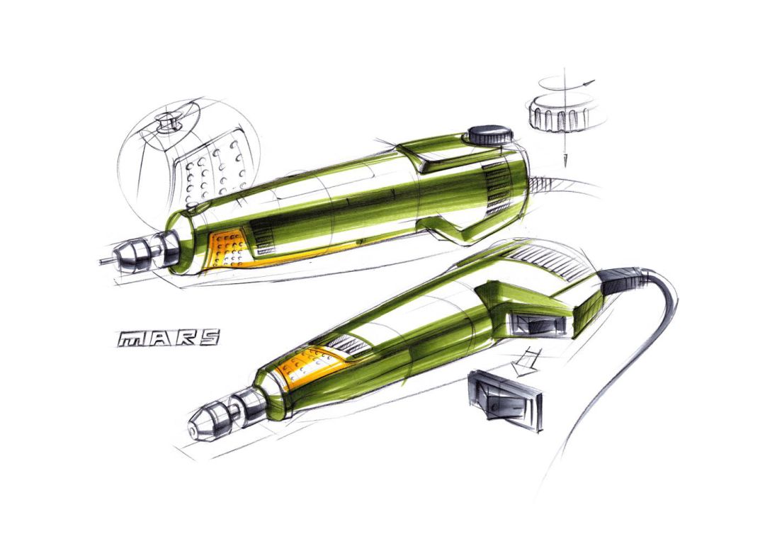 【设计课堂】今天手把手教你画手动工具