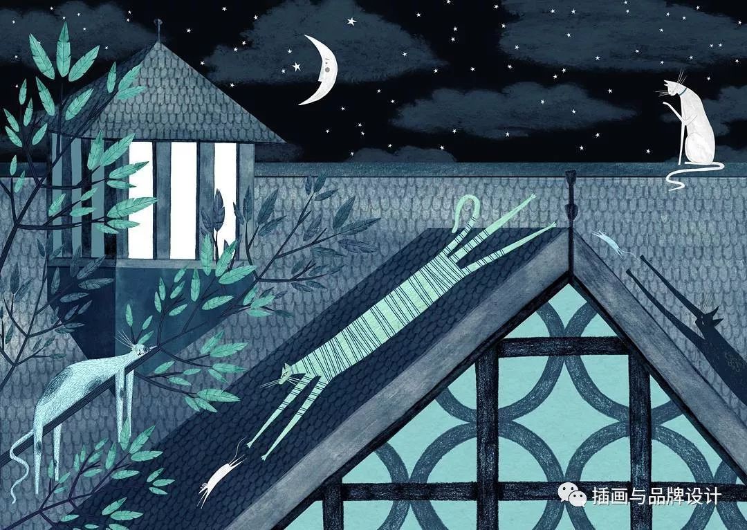 插画丨森系小姐姐画出奇思妙想的脑洞是我小时候梦里的样子