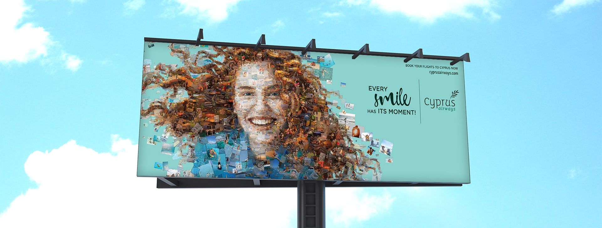 塞浦路斯航空马赛克风格系列海报