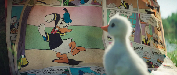 巴黎迪士尼乐园发布了一支后续宣传片:这只走丢的小鸭子,某次偶然看到