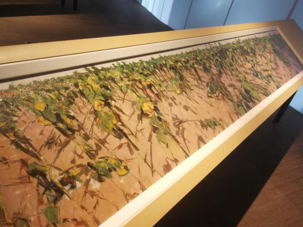 葵颂--许江近作展 上海展出:画葵十五载,画葵即